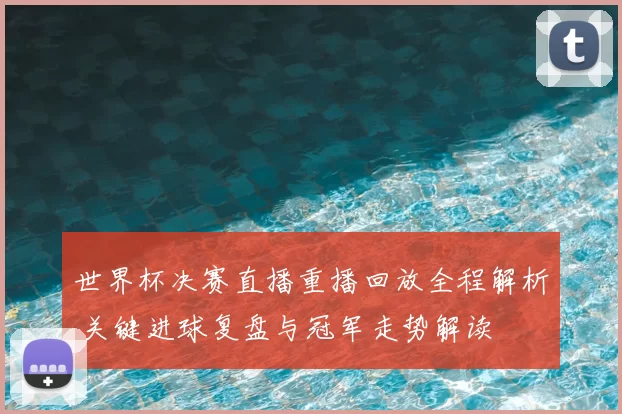 世界杯决赛直播重播回放全程解析 关键进球复盘与冠军走势解读
